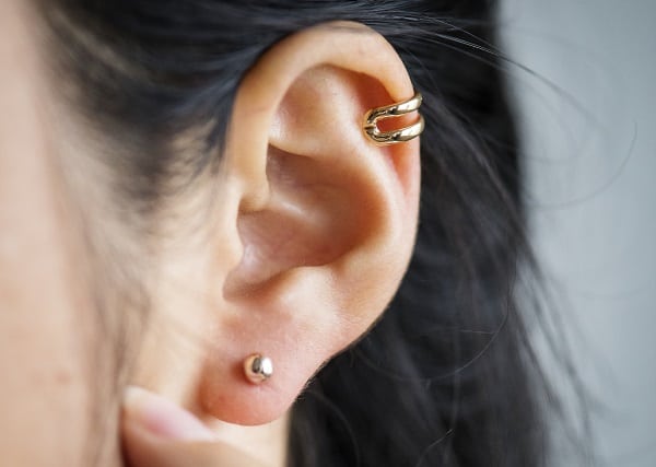 Woman Ear Piercing