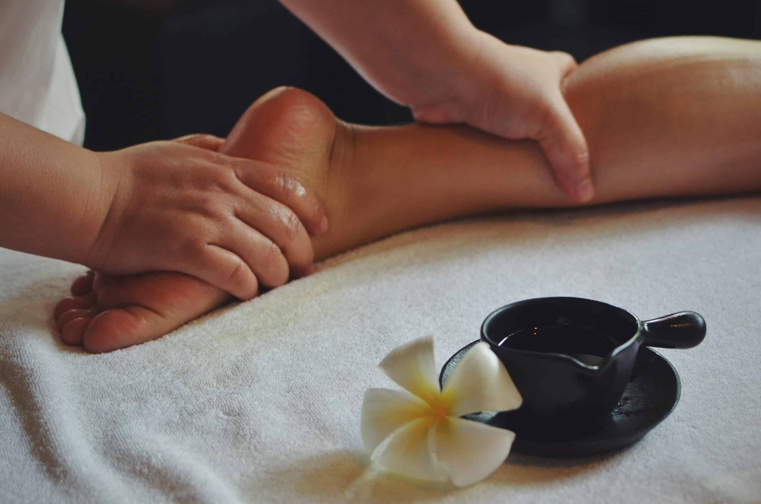 Bride Makeover- Foot Massage in Spa