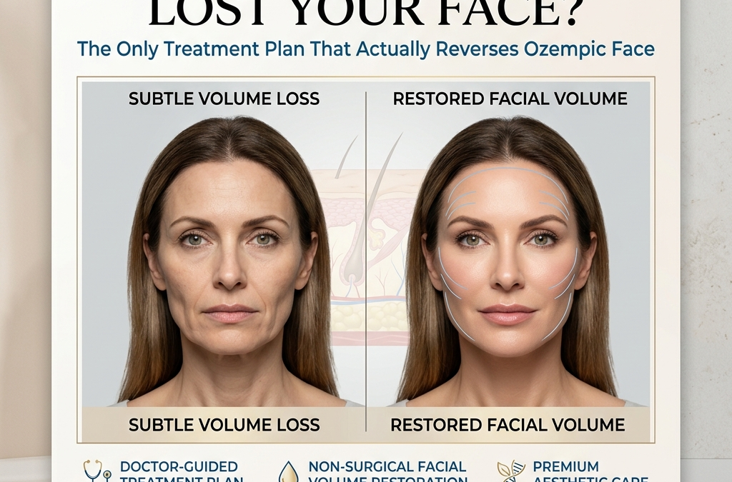 Lost the Weight, Lost Your Face? The Only Treatment Plan That Actually Reverses Ozempic Face
