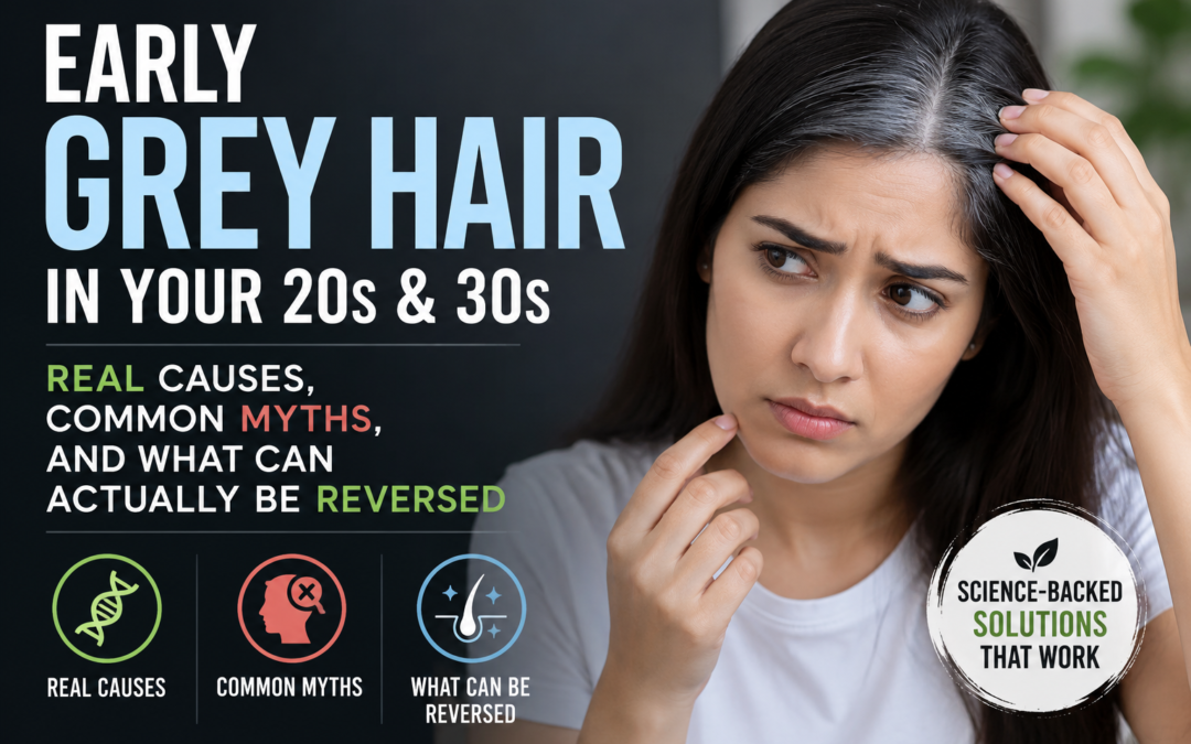 Premature Early Grey Hair in Your 20s and 30s: Real Causes, Common Myths, and What Can Actually Be Reversed